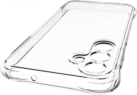 Spacecase Anti-shock Back Cover Silicone 1mm with Strap Transparent (Samsung Galaxy M35 - Spacecase)