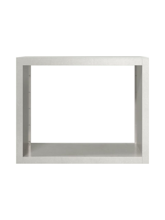 vidaXL Metallisch Regal Holzlagerung 100x40x80cm