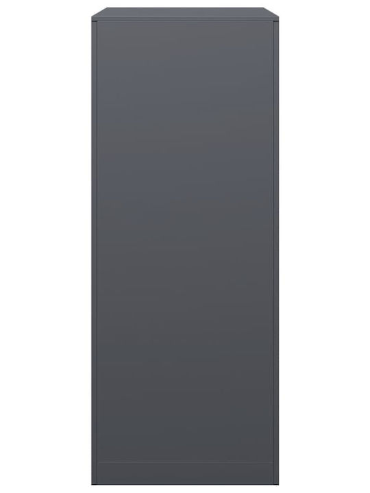 vidaXL Металик Рафт Съхранение на Дърва 60x40x100см Сив