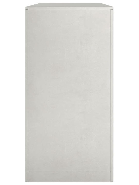 vidaXL Metallisch Regal Holzlagerung 100x40x80cm