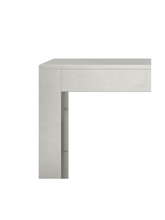 vidaXL Metallic Shelf Wood Storage 60x40x100cm Brown