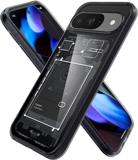 Spigen Ultra Hybrid Umschlag Rückseite Kunststoff 2mm Schwarz (Google Pixel 9 / 9 Pro)