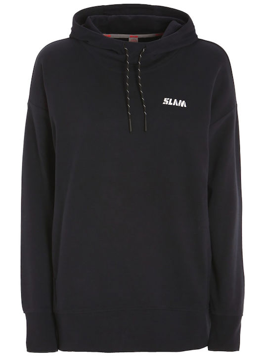 Slam Men's Sweatshirt with Hood and Pockets Blue