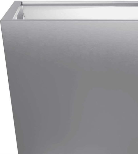vidaXL Set 2 Jardiniere Metalice Gri