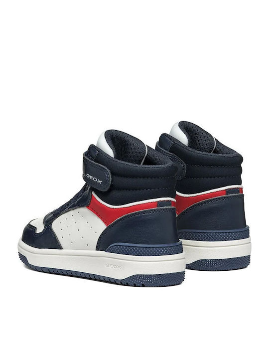 WASHIBA Kids Sneakers High Anatomic with Scratch Orange