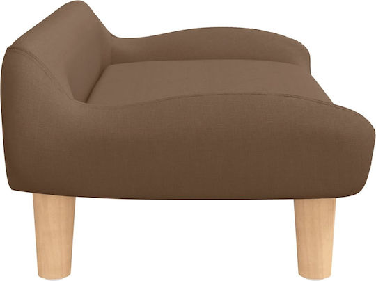 Детски Диван Кафяв 70x40x24бр