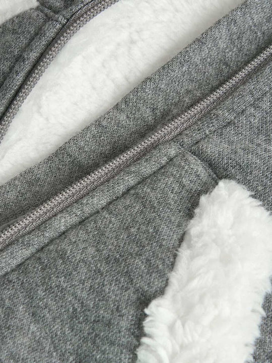 Boboli Baby Bodysuit for Going Out Long-Sleeved Gray