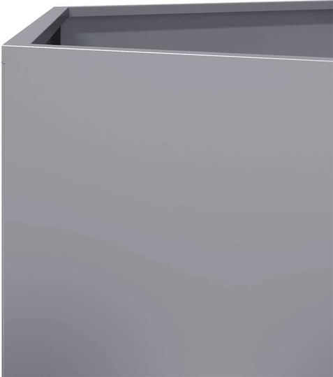 vidaXL Blumenkasten Metallisch Silver 46x40x45cm.