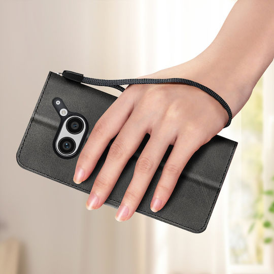 Brieftasche Synthetisches Leder Schwarz (Nichts Telefon 2)