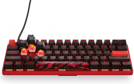 SteelSeries Apex 9 Mini Drahtlos Gaming Mechanische Tastatur 60% mit SteelSeries OptiPoint Schaltern und RGB-Beleuchtung (Englisch US) Faze Clan Edition