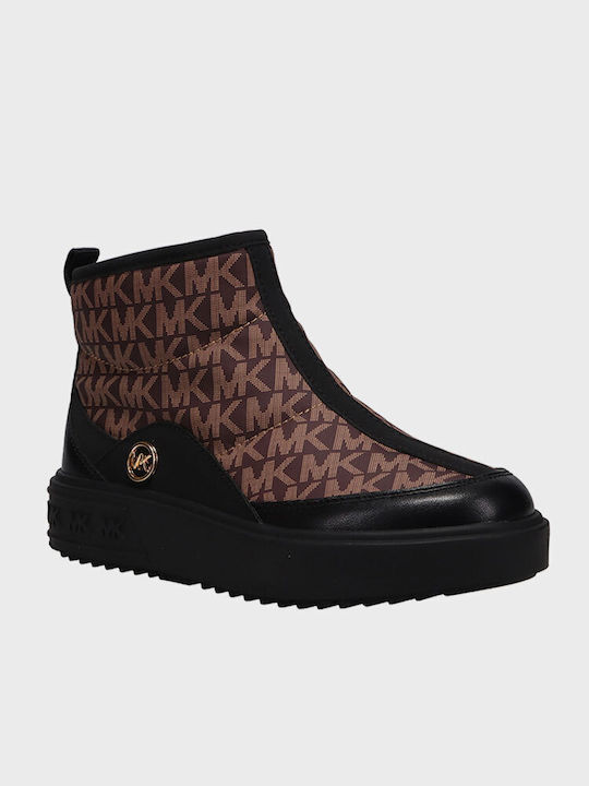 Michael Kors Kids PU Leather Boots Black