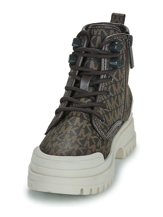 Kids Ankle Boots with Laces Multicolour