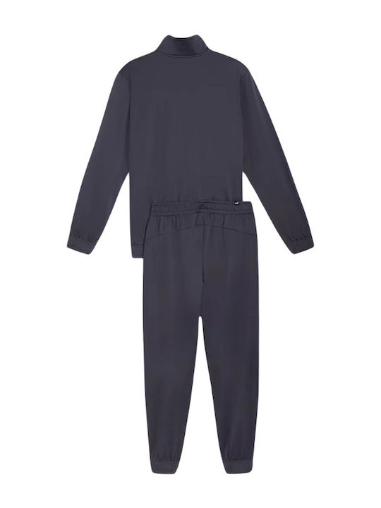 Poly Tracksuit Glossy with Elastic Grey