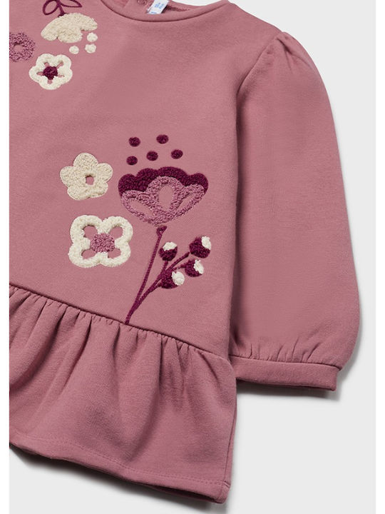 Mayoral Sweatshirt Kids Dress Pink