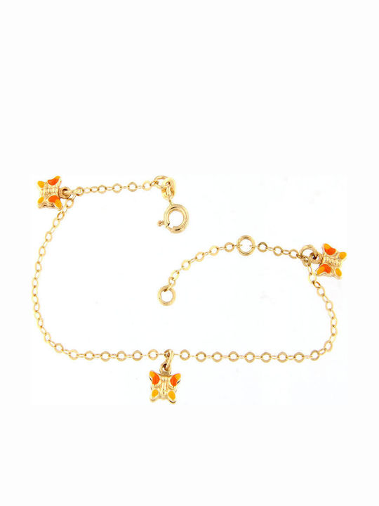 Ios Kinderarmband Gold 14K