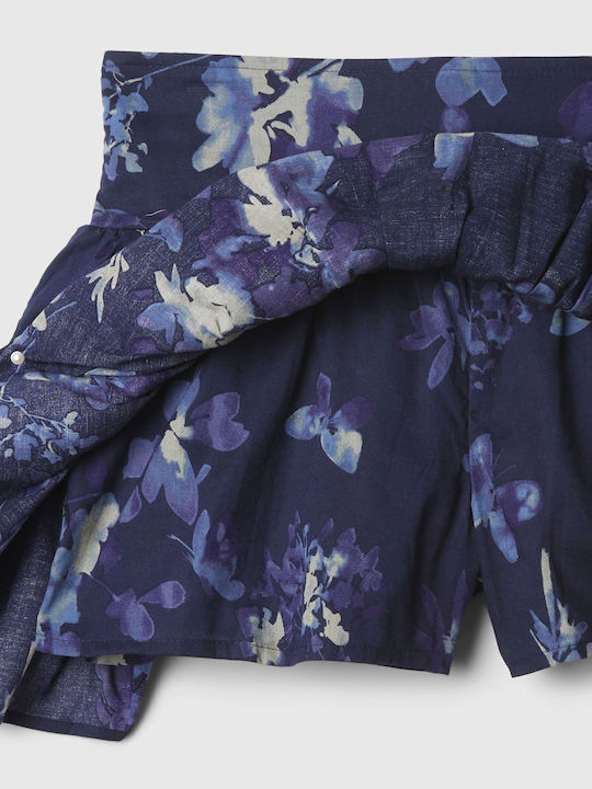Παιδική Φούστα Floral Μπλε