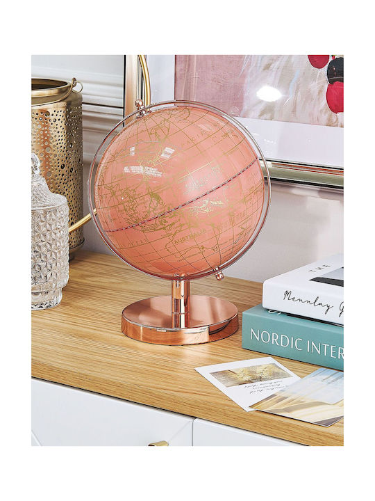 Beliani World Globe with Diameter 20cm and Height 28cm