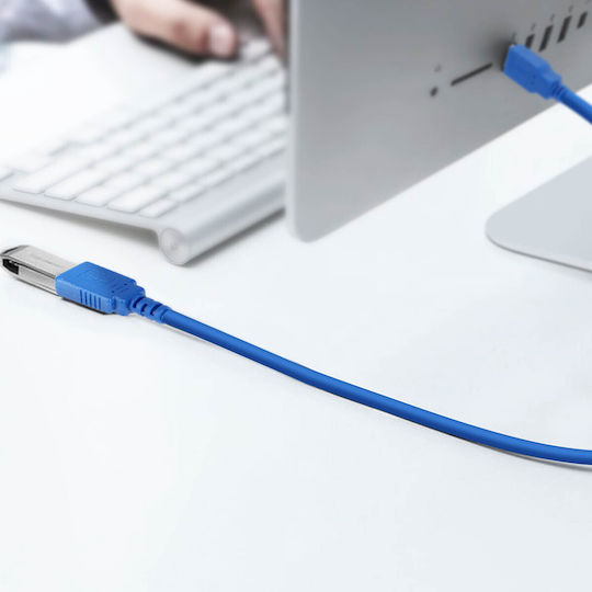 LinQ 1.5m USB 3.0 Cable A-Male to A-Female Blue (M3015B)