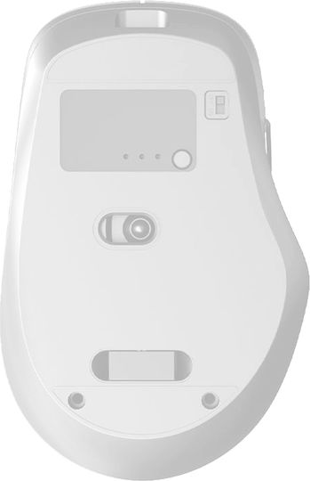 LinQ W709 Wireless Ergonomic Mouse White