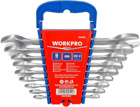 WorkPro Set de 9 Chei Germane cu Dimensiunea Capetelor de la 6mm la 23mm