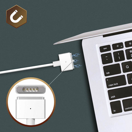 LinQ Încărcător Laptop 60W pentru Apple cu Adaptor de Alimentare
