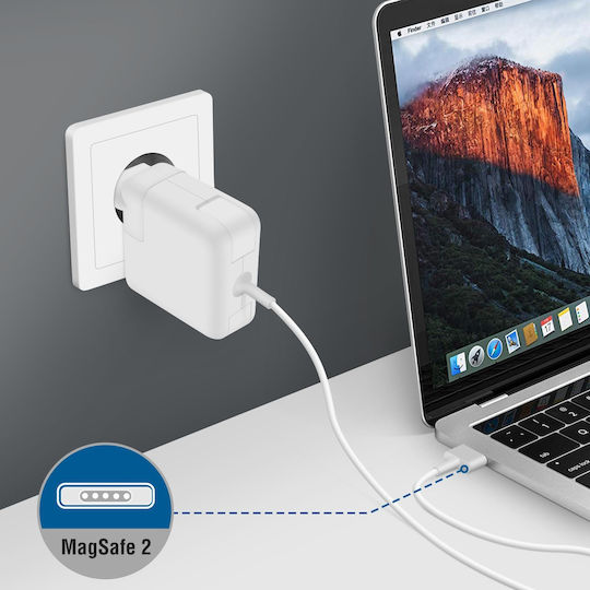LinQ Încărcător Laptop 45W pentru Apple cu Adaptor de Alimentare