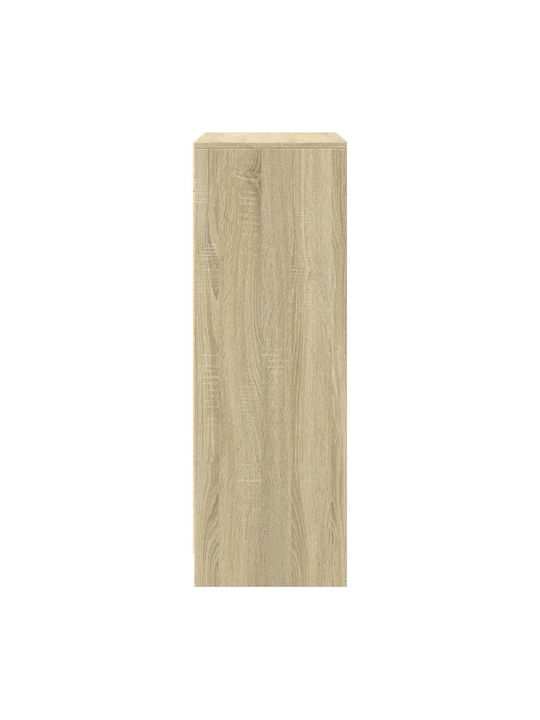 Sideboard made of Wood & Glass Sonoma Oak 77x34x100cm