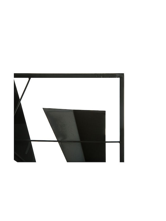 Beliani 3D Διακοσμητική Πινακίδα Χειροποίητη Χρυσό από Μέταλλο