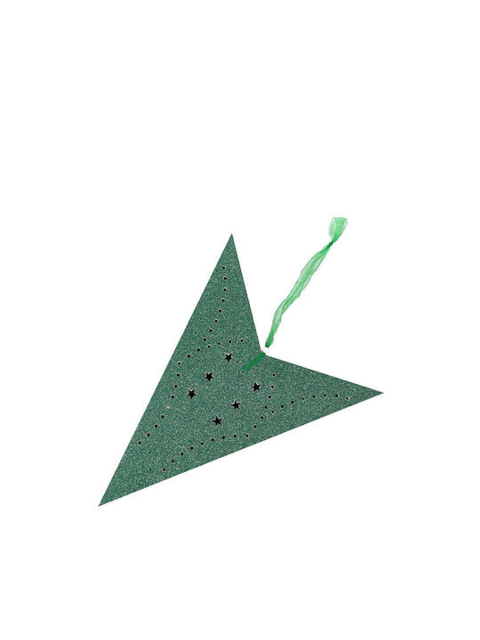 Beliani Paper Illuminated Christmas Decorative Pendant Star