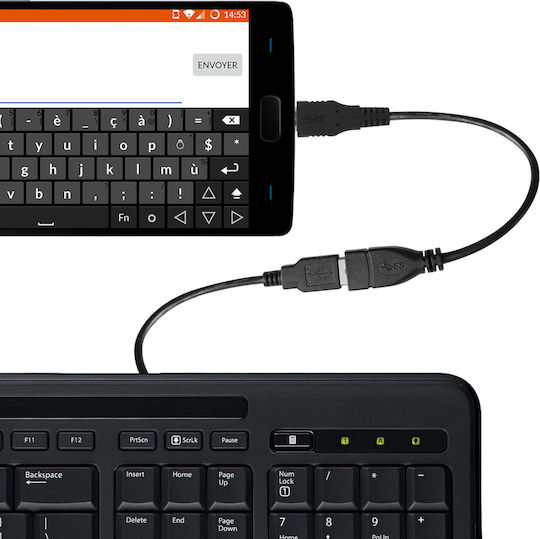 Avizar Конвертор USB-C женски към USB-A женски Черен 1бр