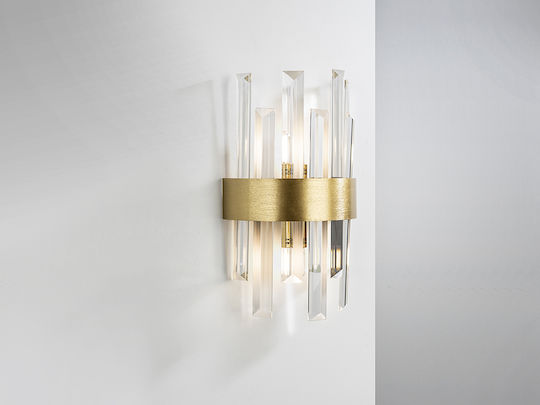 Grace Lamp Wall with Socket G9 Gold 18cm