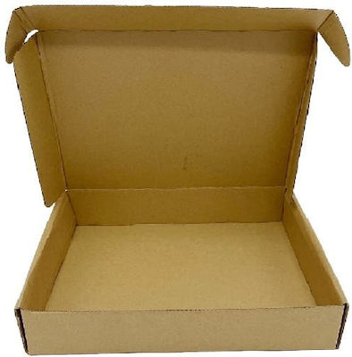 Cardboard Shipping Box 24x17x4cm Kraft Packaging 100 Pieces