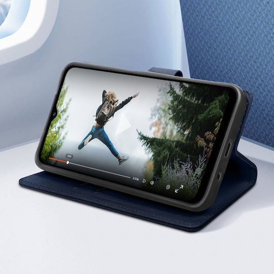 Калъф Avizar за Honor 90 Smart Video Stand Flap Тъмносин