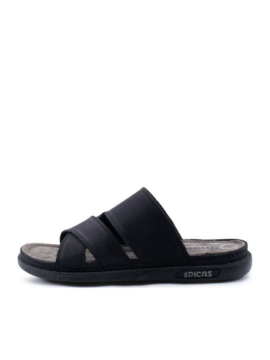 Herrensandalen in Schwarz Farbe