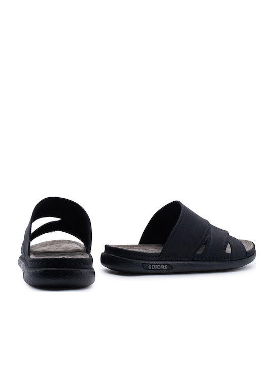 Herrensandalen in Schwarz Farbe