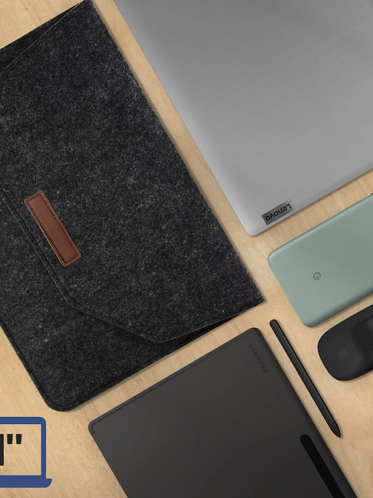Avizar Θήκη για Laptop 11" σε Μαύρο χρώμα SLIV-SOFT-BK-NB11