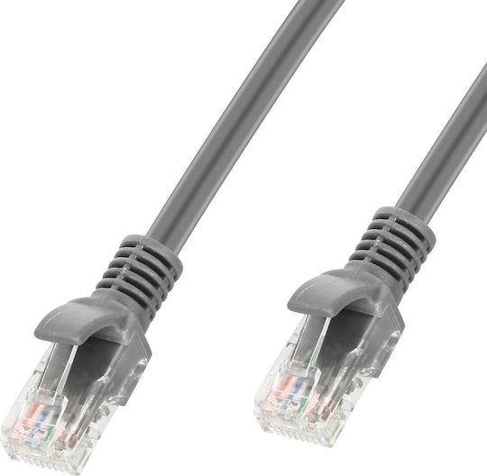 LinQ U/UTP Cat.6 (Gigabit) Καλώδιο Δικτύου Ethernet 10m Γκρι
