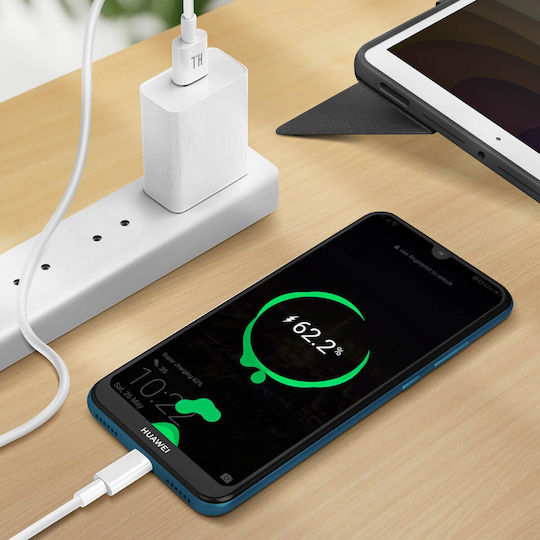 Avizar Regular USB 2.0 spre micro USB Cablu Alb 1.5m (DATA-VRAK-15M-A2M) 1buc