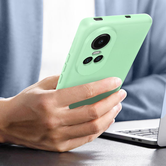 Case Oppo Reno 10 10 Pro Semi-rigid Soft-touch Strap Green