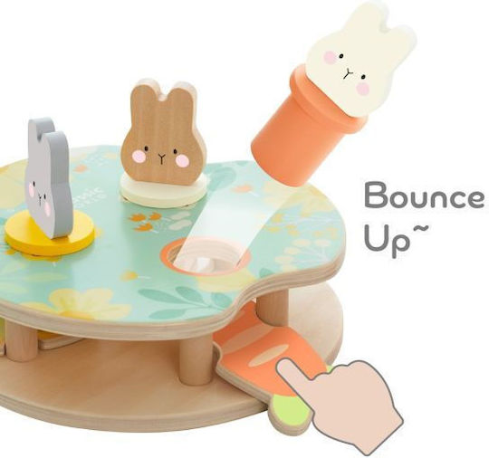Classic World Shape Sorting Toy made of Wood for 12++ Months Bunny Bounce