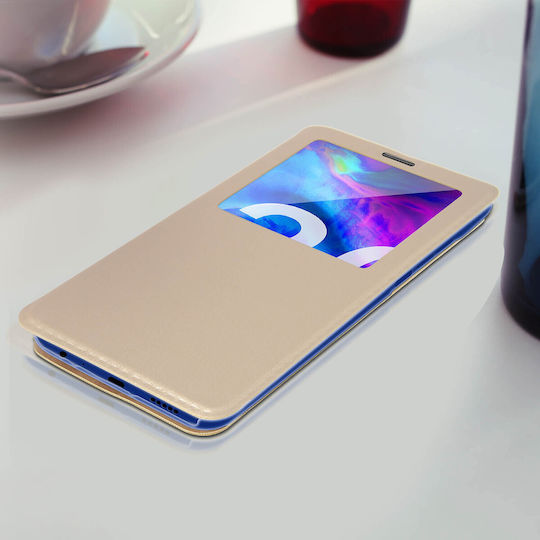Clear View Case Honor 20 Lite 20e Ultra-thin Gold