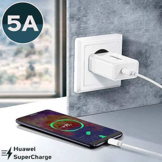 LinQ USB 2.0 Кабел USB-C Мъжки - USB-A Бял 1м TPC-K9208