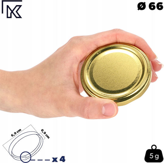 Kadax 100x Jar Lids Fi 66 Jar Caps Preserves
