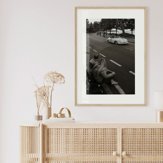 Wände Straßen Hölzener Weiße Rahmen 20x30 cm