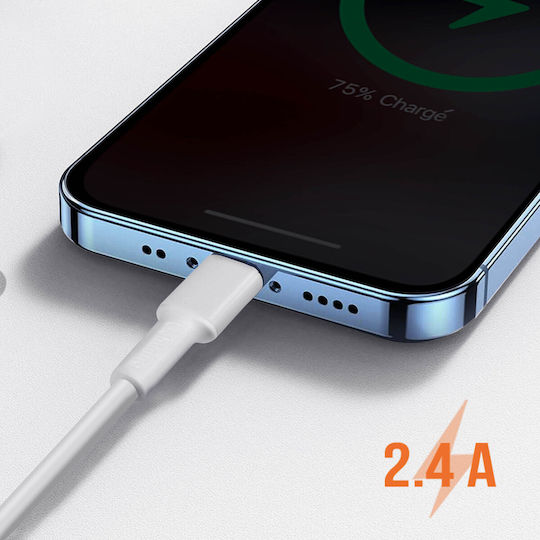 LinQ USB-A to Lightning Cable Λευκό 3m (i9-3M)