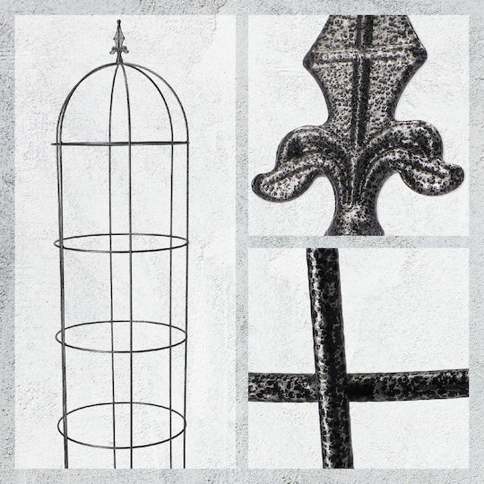 Kadax Metal Garden Obelisk Roses 150 cm