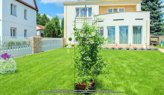 Kadax Metall Gartenobelisk Rosen 150 cm