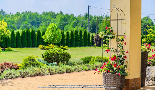 Kadax Metall Gartenobelisk Rosen 150 cm