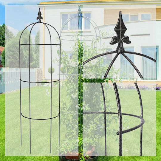 Kadax Metal Garden Obelisk Flower Garland 120cm
