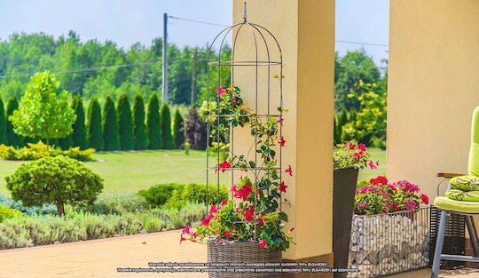 Kadax Metall Gartenobelisk Rosen 150 cm